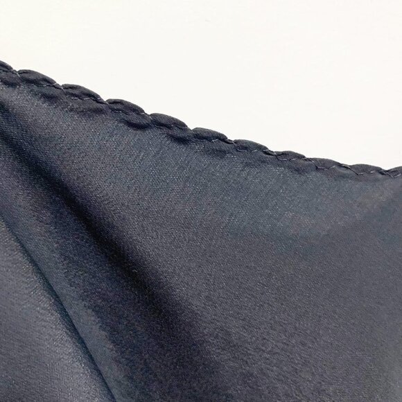 🌷SALE Vintage Union Made Wonder Maid Slip Dress Nightgown Black Size Small - Picture 8 of 16